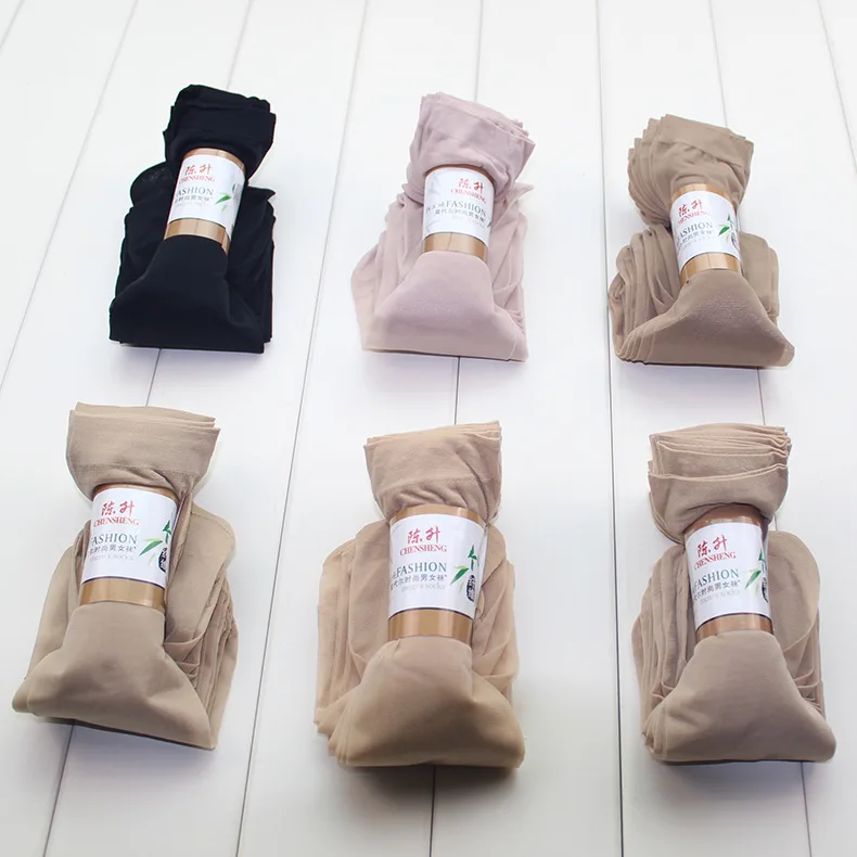 Носки женские шелковые однотонные дышащие 10 пар|silk socks women|socks womensilk |