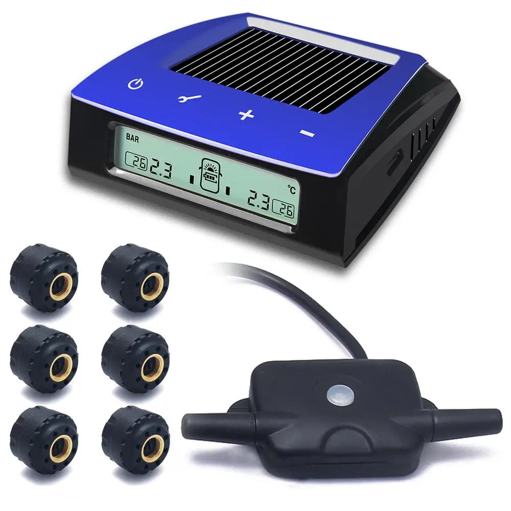 Беспроводная система мониторинга давления в шинах CARCHET TPMS с ЖК дисплеем и 6