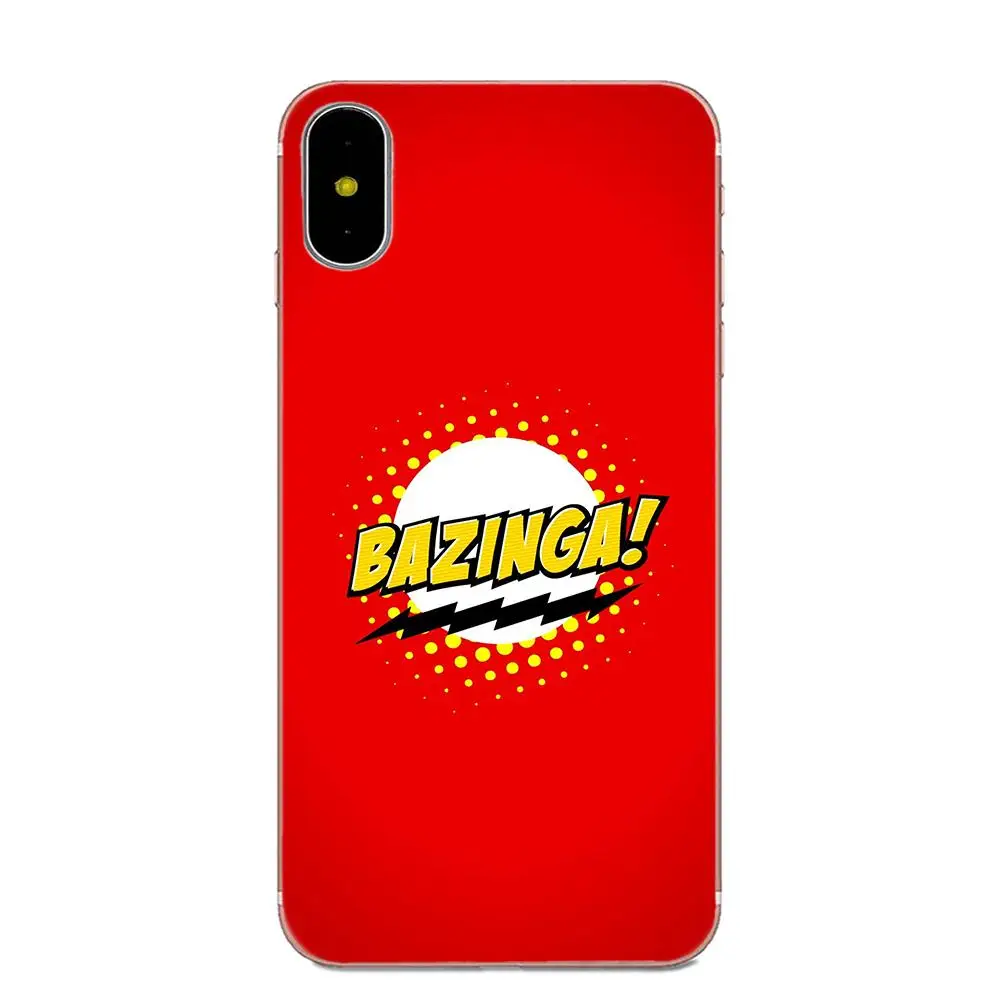Bazinga Теория Большого Взрыва ТВ шоу Мягкая Печать для Xiaomi Redmi Mi Note 7 8 9 SE Pro Lite Go