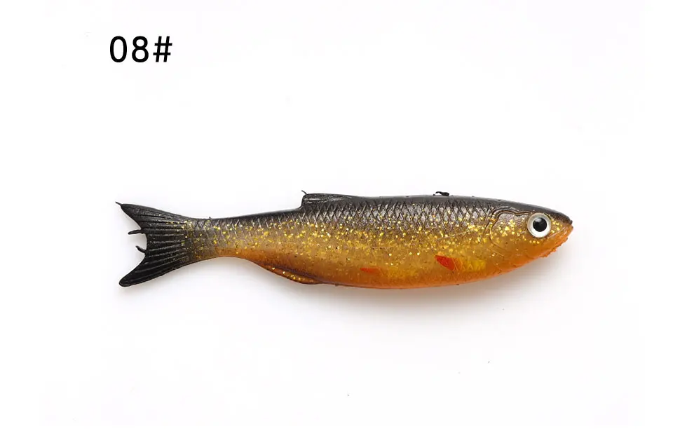 W.P.E новые мягкие приманки 6 шт./упак. 9 см 7 г/шт. Minnow черви рыболовные приманки приманка джиг силиконовый резиновый корпус Swimbait Шад воблер