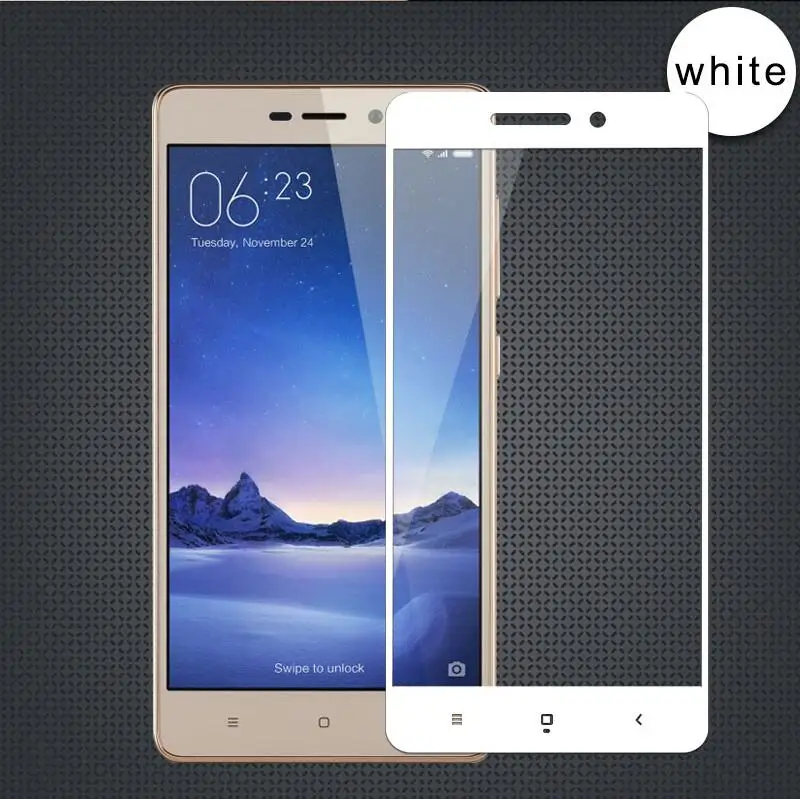 2 шт стекло для Xiaomi Redmi 3s Защита экрана закаленное 3 Защитная стеклянная пленка