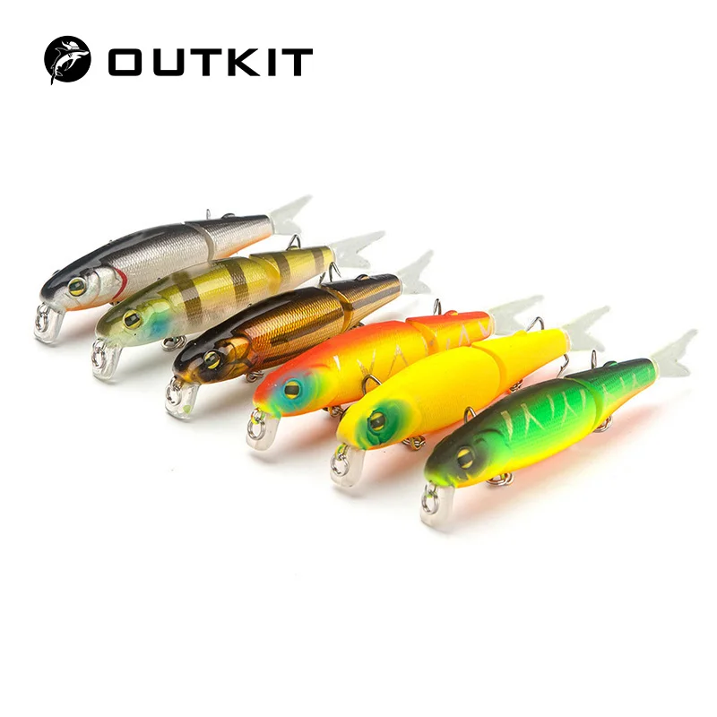 Рыболовная приманка OUTKIT 8 см г цвета в ассортименте|Наживки для рыбной ловли| |