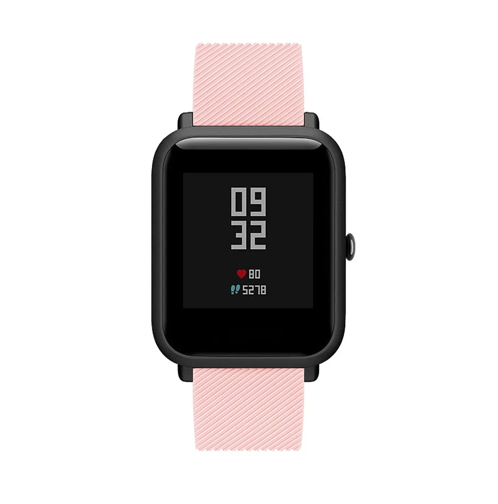 ZENHEO 20 мм спортивный силиконовый ремешок для Xiaomi Huami Amazfit Bip BIT PACE Lite Молодежные умные часы сменный ремешок умные часы