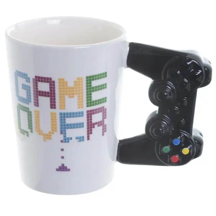 1 шт. кружка Game Over Coffee 3D игровой контроллер ручка Офисная кофейная керамическая