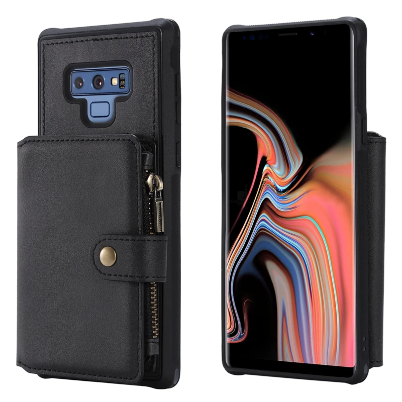 Чехол книжка из ПУ кожи для Samsung Galaxy s8 S9 S10 Plus S10e Note 8 9 10 Plus|Бамперы| |