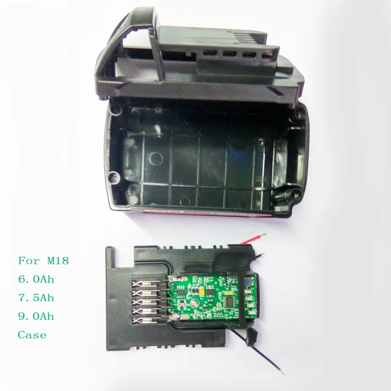 18 в Li Ion 9.0Ah Мощность инструменты Батарея чехол с PCB програмная панель Замена для