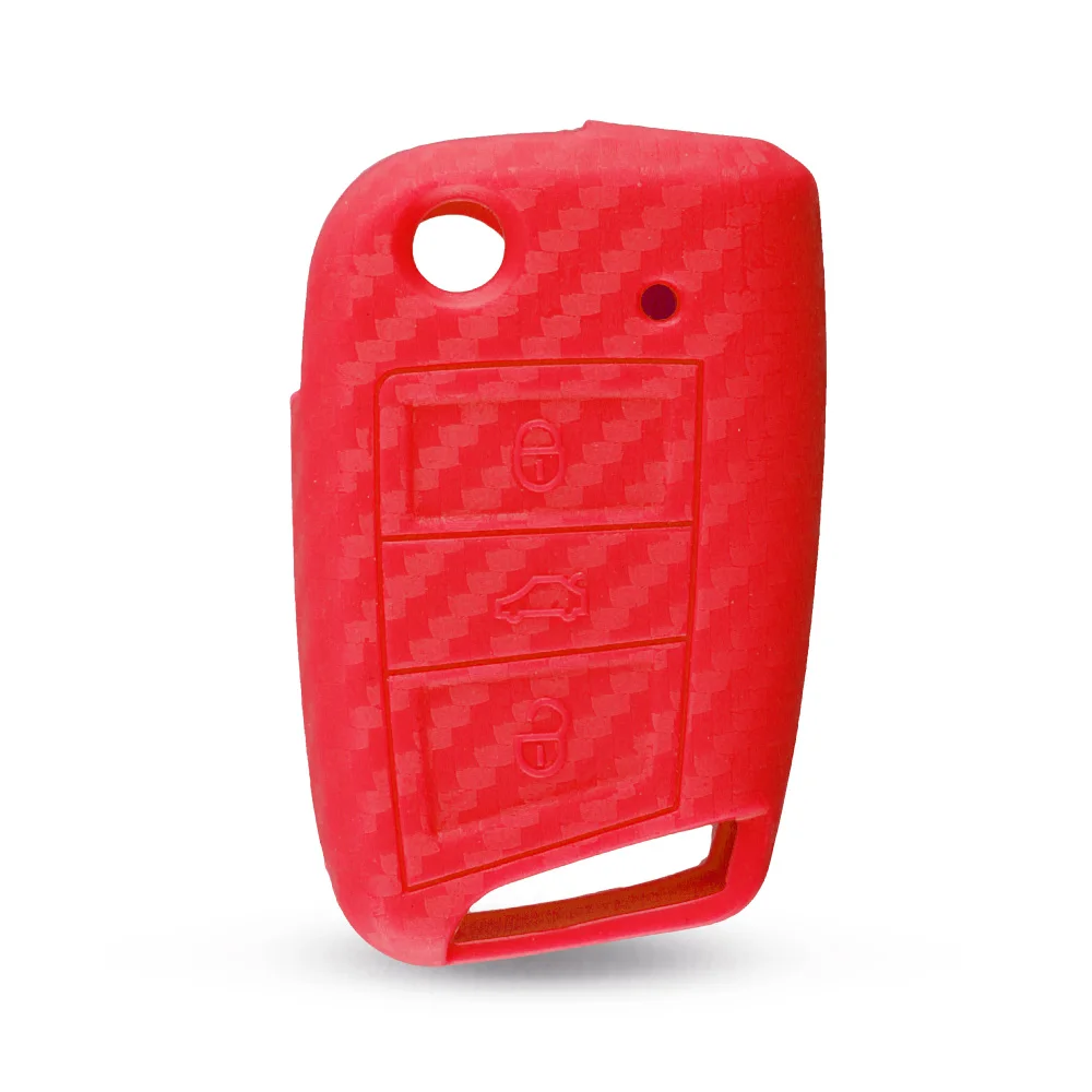 Брелок KEYYOU 3 BT из углеродного волокна и силикона для VW Golf 7 Passat Polo Skoda Combi A7 SEAT Leon