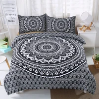 yi chu xin india mandala bedding sets queen size black bohemia duvet cover set with pillowcase bedline home textile