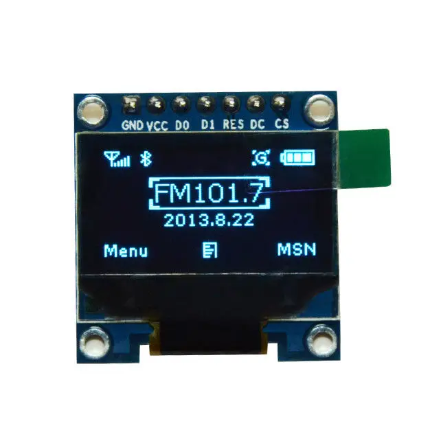 0 96 &quotпоследовательный SPI 128X64 OLED на тонкопленочных транзисторах тонкоплёночных