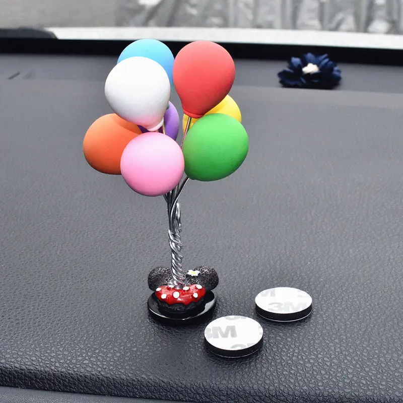 

1 Piece Car Styling Interior Accessories Creative Colorful Balloon Dashboard Ornaments