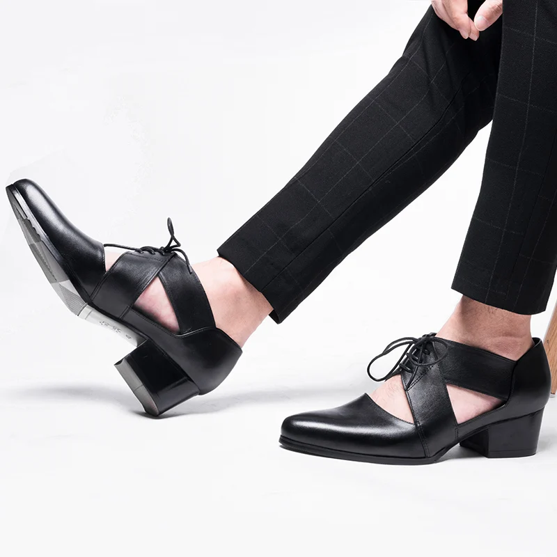 Новые мужские сандалии из натуральной кожи высокого качества летние модельные