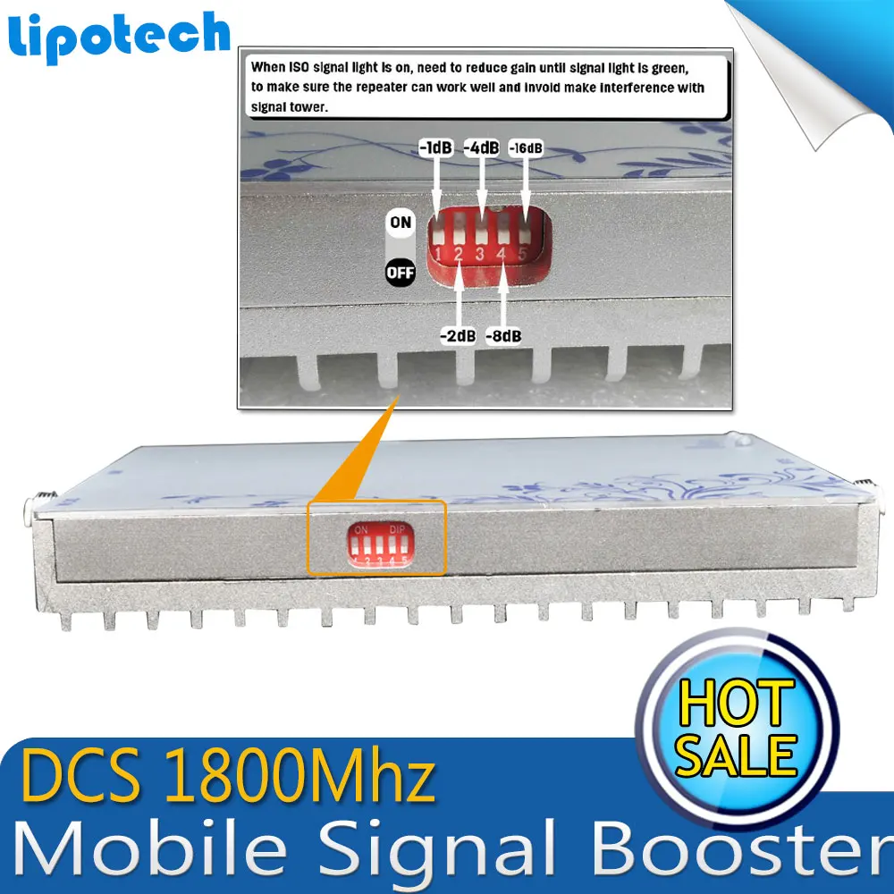Lintratek сотовый телефон 1800 МГц DCS 2G 4G Мобильный усилитель сигнала LTE ретранслятор