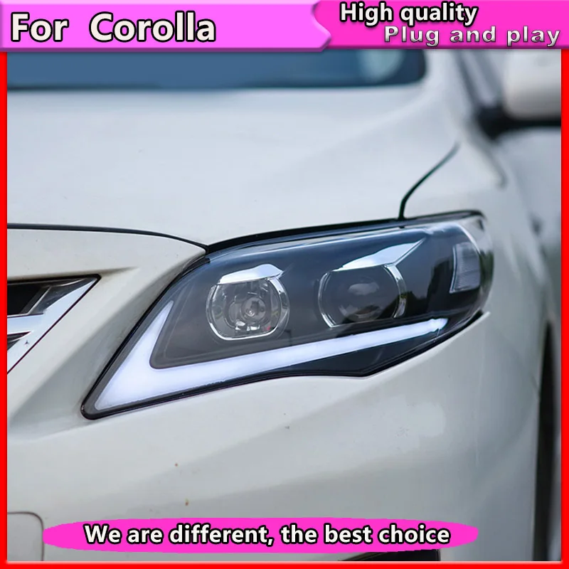 Стайлинг автомобиля светодиодный ная фара для Toyota corolla altis 2011 2013 Светодиодный