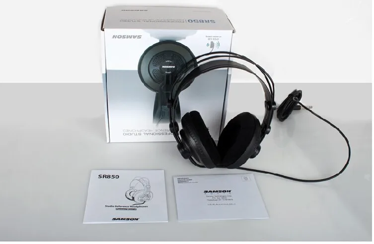 Оригинальные наушники Samson SR850 для мониторинга Hi Fi гарнитура полуоткрытые студии