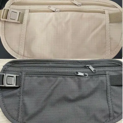 Сумка для путешествий скрытый кошелек паспорта сумка денег Повседневная