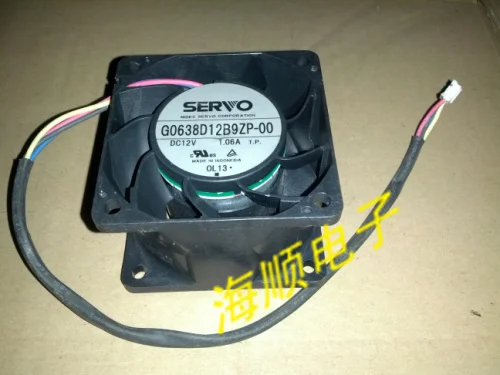 Вентилятор охлаждения SERVO 6038 G0638D12B9ZP 00 12V 1.06A 6 см 60X60X38MM|cooling fan|6cm fancooling fan 12v |