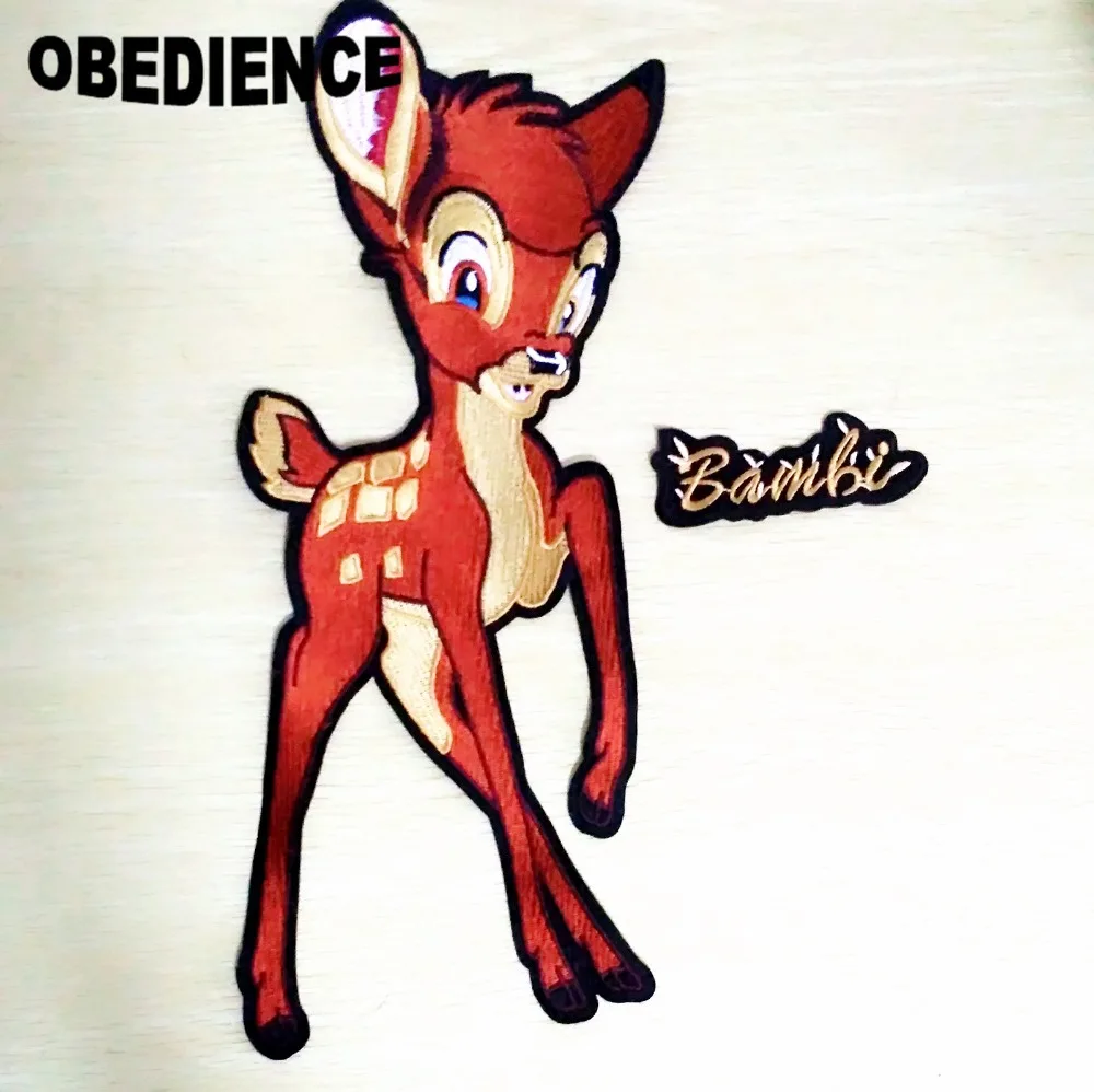 Послушание 1 ps милый олененок Бэмби шаблон вышивка патч мотив аппликация сделай