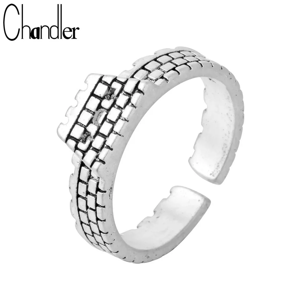 Чандлер городские стены текстурированные Открытые Кольца для женщин в старинном