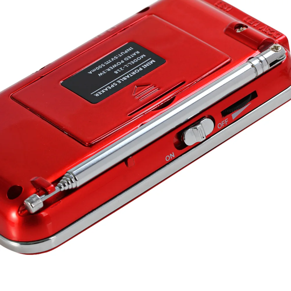 Новый мини Портативный ЖК дисплей цифровой FM радио Динамик USB TF карты Mp3