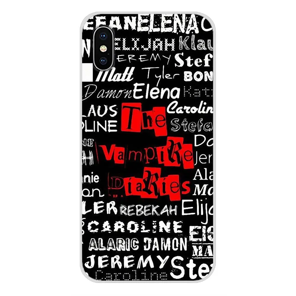 Прозрачный чехол из ТПУ с изображением дневников вампира 1864 для Huawei P Smart Mate Honor 7A 7C