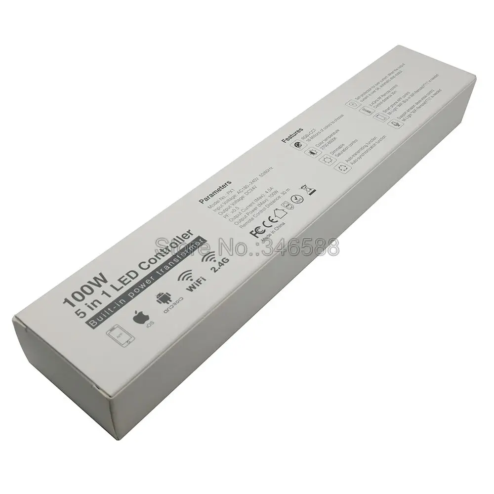 MiLight PX1 100 Вт 5 в 1 светодиодный блок управления Встроенный источник питания 2 4G RF/WIFI