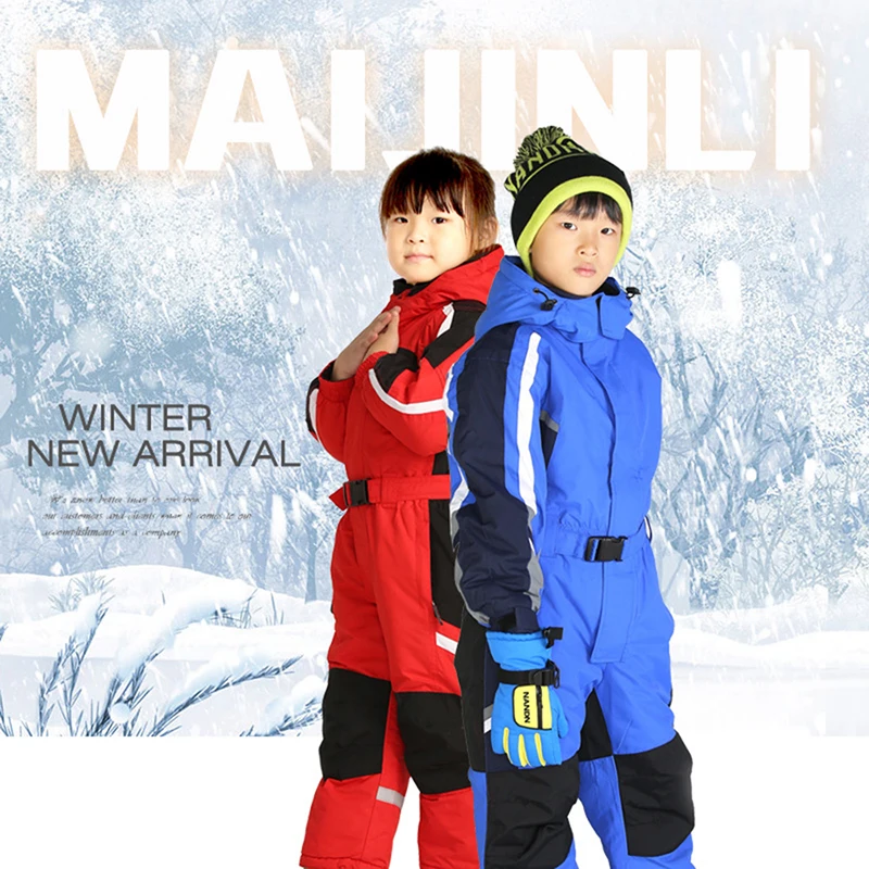 2017 г. Лидер продаж зимняя детская одежда для катания на лыжах мальчиков и девочек
