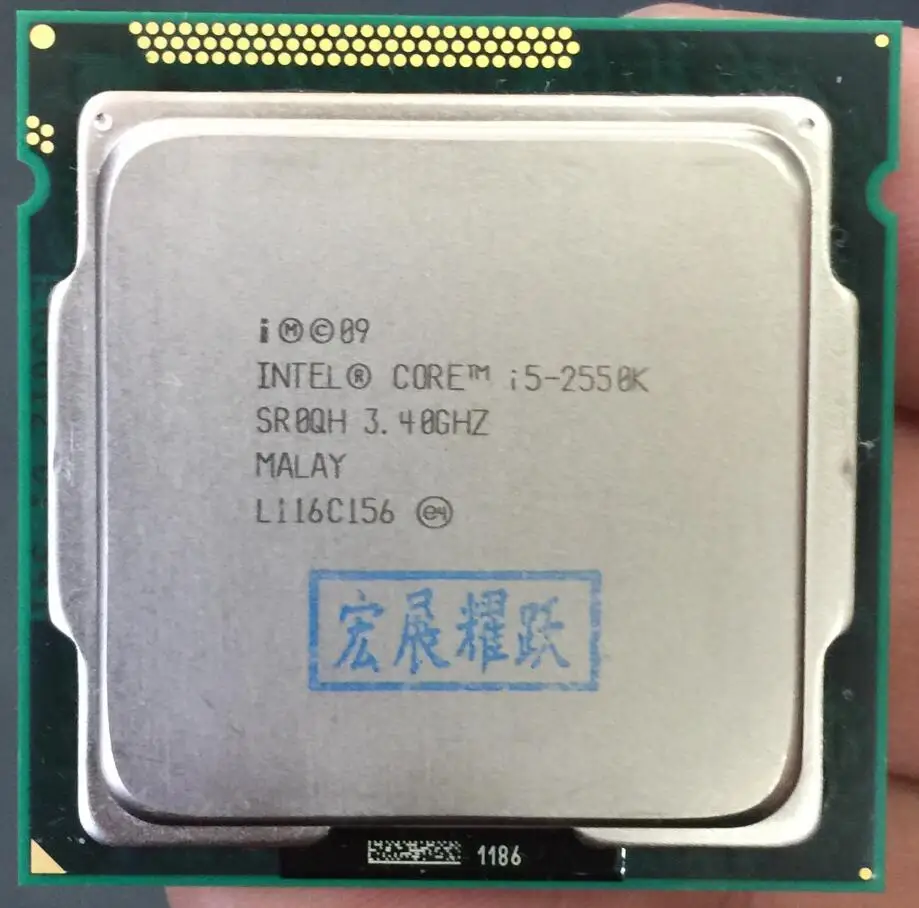 Процессор Intel Core i5-2550K 4-ядерный 2550 ГГц lga 3 | Компьютеры и офис