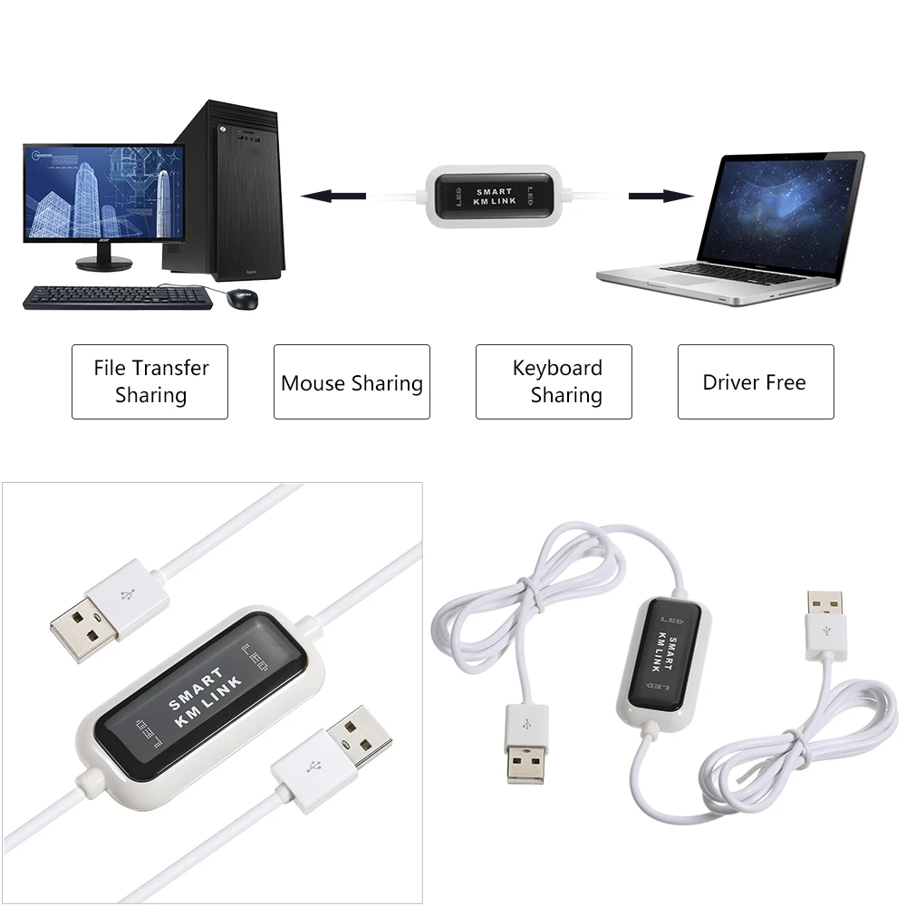 2 порта USB KM клавиатура мышь переключатель файл передачи данных Соединительный