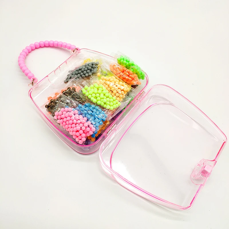 20 цветов Подарочная коробка посылка aquabeads DIY Дети Аква Вода бусины спрей Магия ручной работы 3D головоломки Развивающие игрушки для девочек для детей аква бисер аквабисер аквабитсц для детей бусины