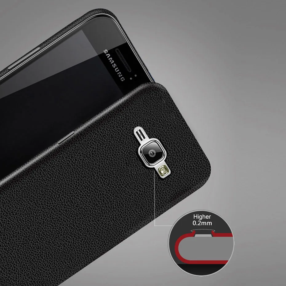 Чехол для Samsung Galaxy J1 2016 мягкий силиконовый кожаный ТПУ чехол-накладка телефона J 1