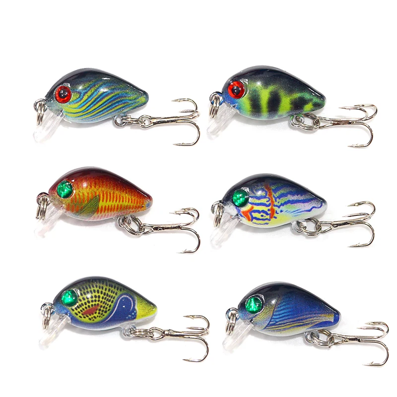 HAODIAOZHE Crankbait Рыболовная Приманка Minnow приманки 2 5 см 1 7 г Topwater плавающие Isca
