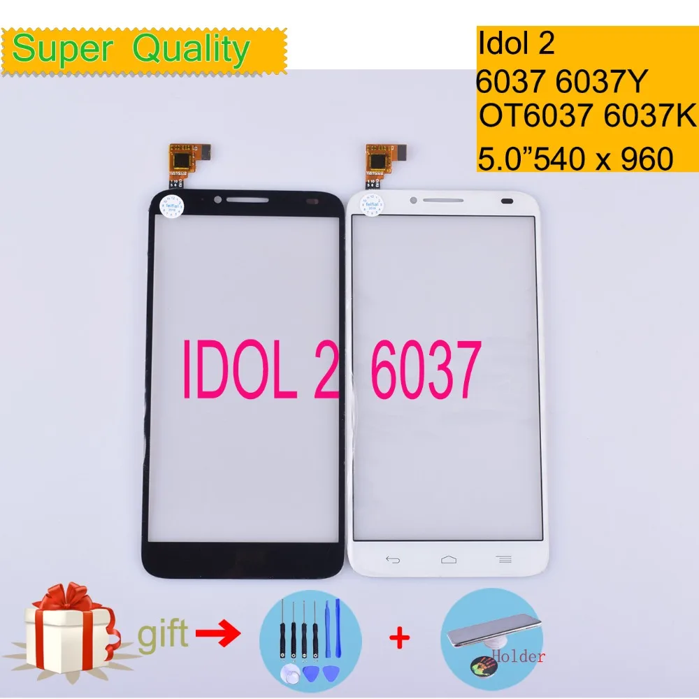 Сенсорный экран для Alcatel One Touch Idol 2 6037 6037Y 6037K OT6037 Сенсорная панель Датчик