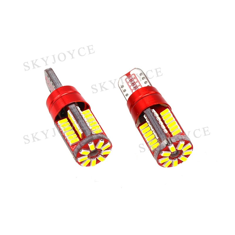 SKYJOYCE 2 шт. T10 57 SMD 3014 LED Canbus безошисветильник без ошибок 194 фонарь Светодиодная лампа