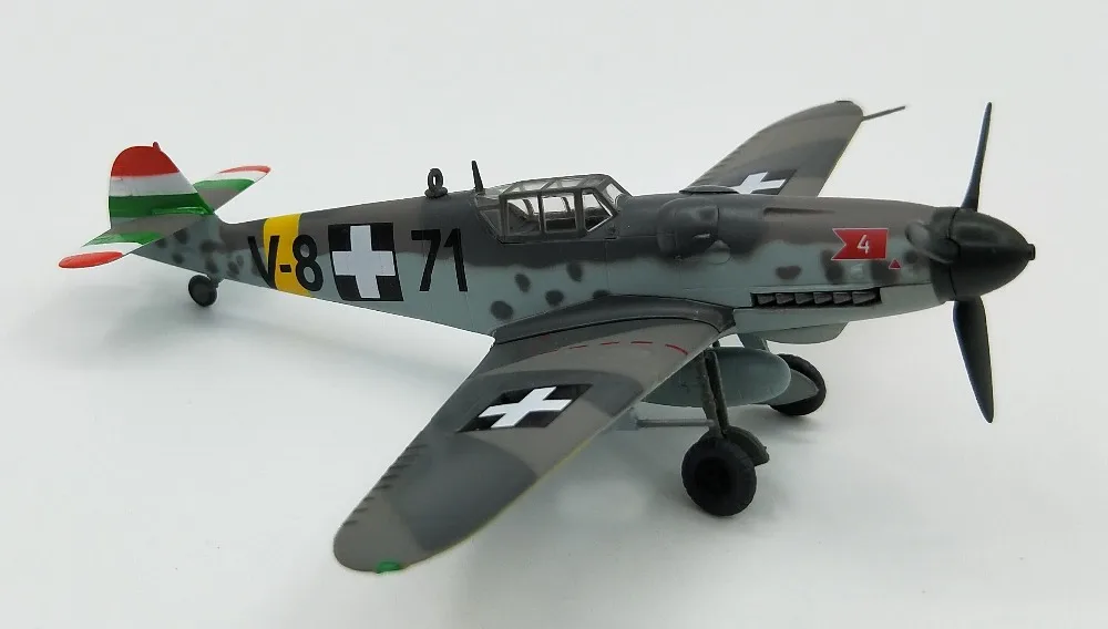 1: 72 немецкая BF109G 6 модель боец трубач готовый 37257 венгерских ВВС 1944|fighter model|german