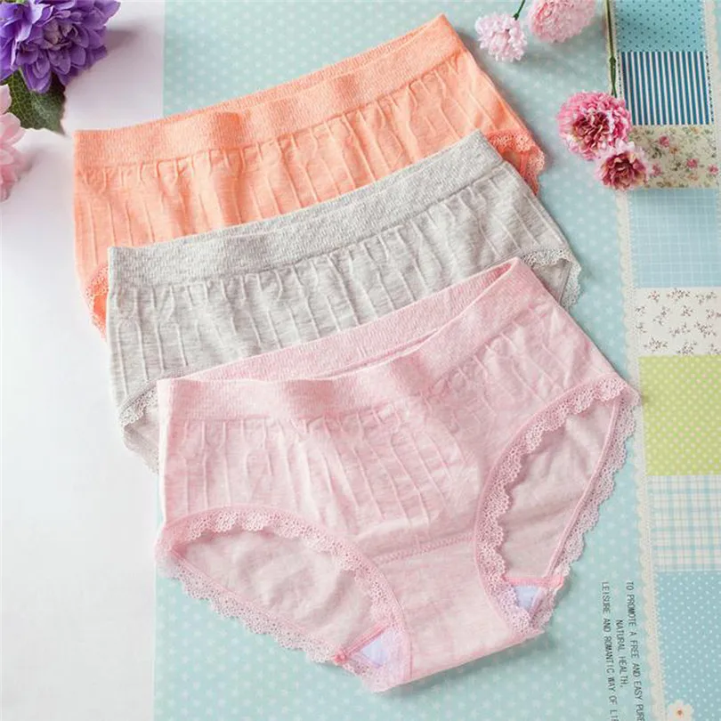 Mid-waist briefs seamless cotton underwear Women's Sexy Lingerie Soild Color Open Thong Panties G-Pants #4JY19 | Тематическая