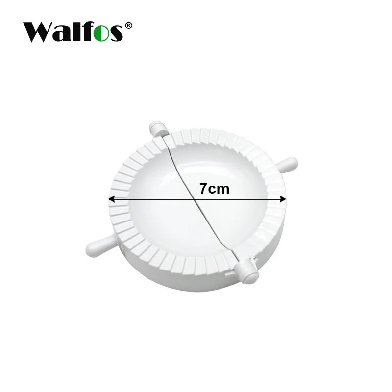 small size(7cm) WALFOS 3 шт./компл. пищевой Пластик формы равиоли тесто Пресс Кондитерские клецки создатель прессформы в разных размеров - Цвет: small size(7cm)
