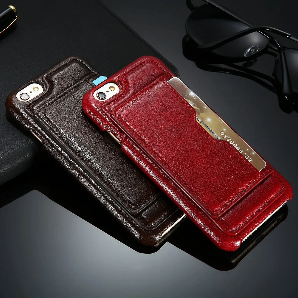 KISSCASE Модный чехол для iPhone 7 Plus роскошный кожаный телефона чехлы 6 6s 8 с держателем