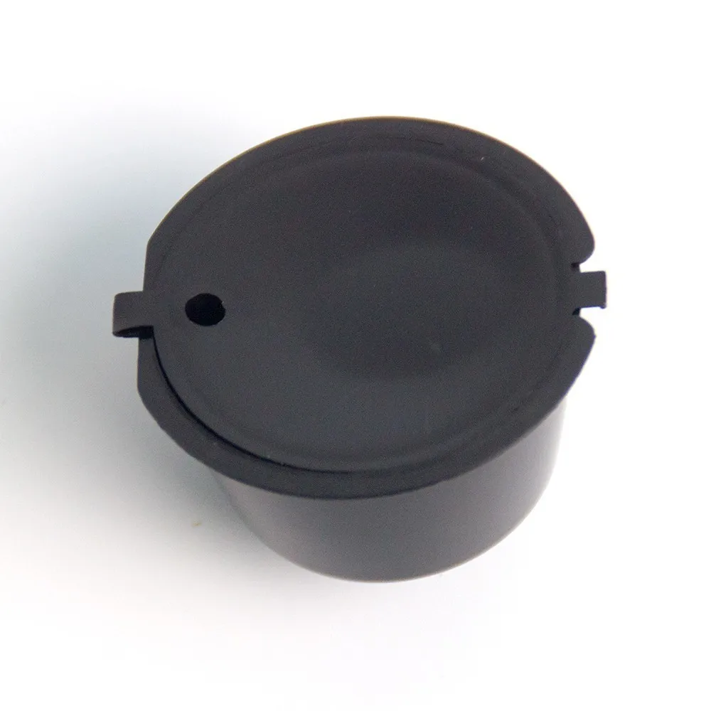 black 1 шт., 11 цветов, пластиковая многоразовая кофейная капсула, чашка, 200 раз, многоразовая, совместима с Nescafe, фильтрующими корзинами, капсулами - Цвет: black