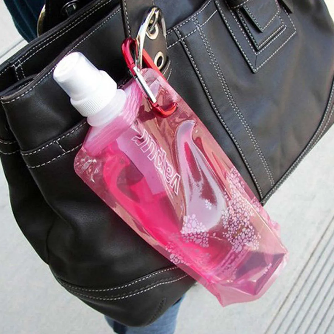 1 Pcs Portable folding Cup Water Bottle Outdoor Travel Camping Mountaineering Tourism Hiking Drinking Kettle | Дом и сад