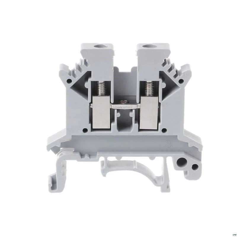 10 шт./компл. UK-2.5B клеммной колодки винт общего Применение PCB Din Rail проводки Termianl