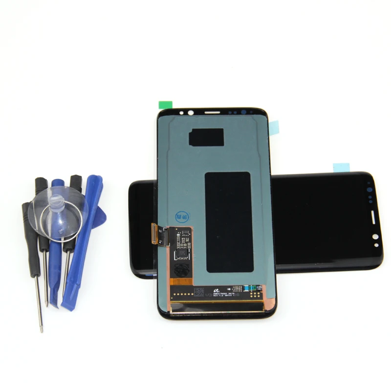 Супер AMOLED для samsung Galaxy s8 G950F G950A G950FD ЖК экран Замена черный|Экраны мобильных