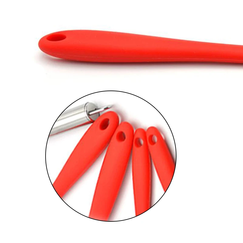 5 шт. набор инструментов для выпечки красный Силиконовый скребок яиц кухонный