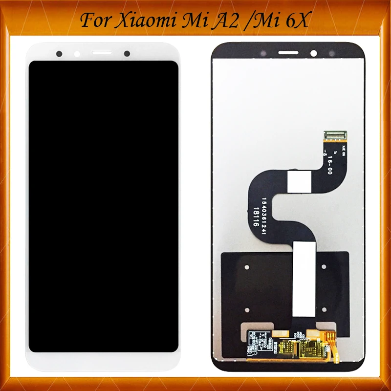 5 99 ''Новый для Xiaomi Mi A2 / 6X M1804D2SE Mi6X Полный ЖК дисплей + сенсорный экран дигитайзер