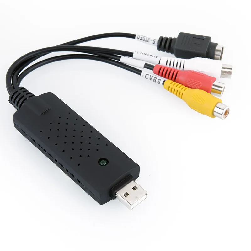 Легкая крышка USB 2 0 Видео ТВ DVD VHS DVR Cap ture адаптер легкая видео поддержка Win10 для MAC IOS