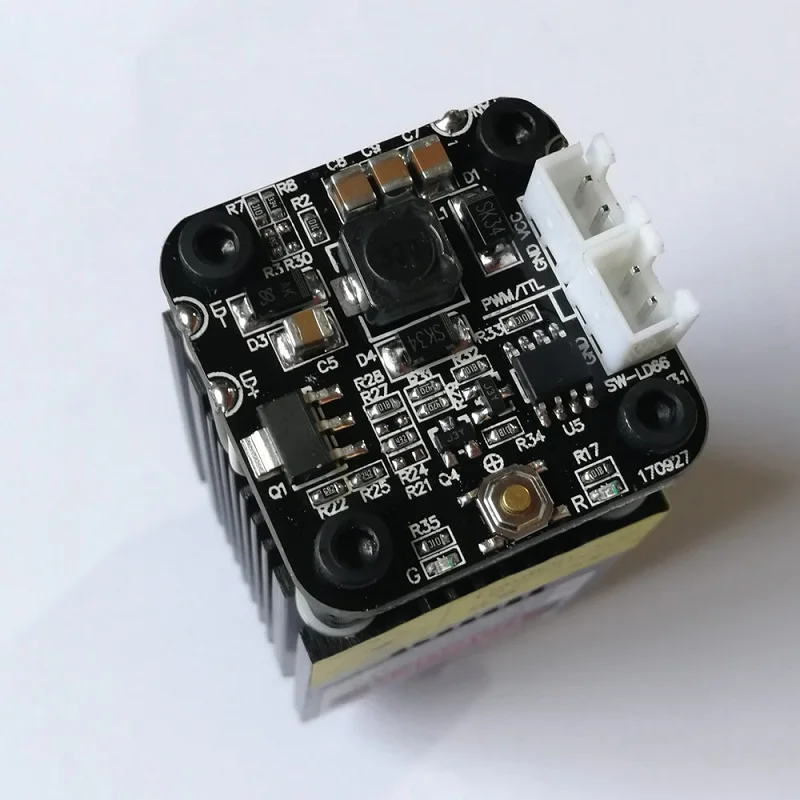 12 V 24 500 МВт 405NM ttl лазерный модуль гравировка CNC4018 3018 2818 Grbl|Запчасти для