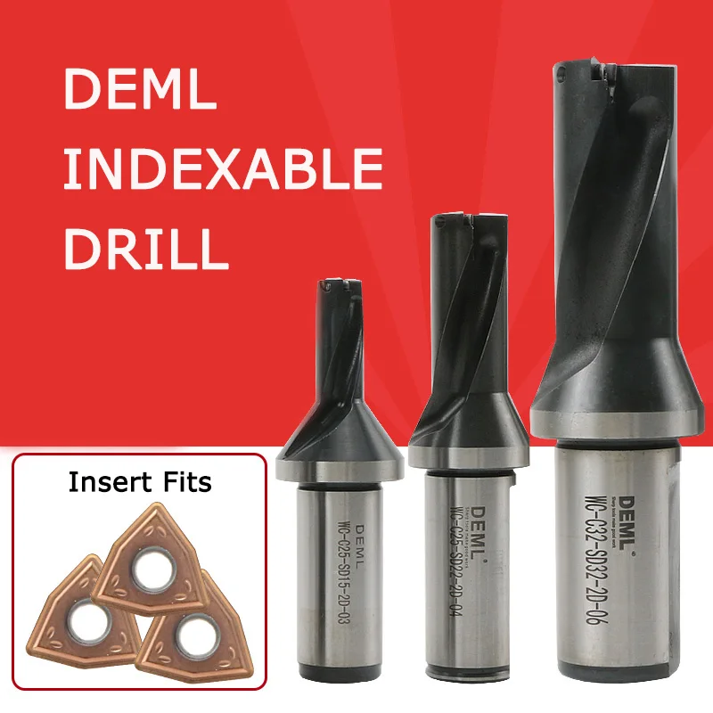 U Drill WC серия 3D 33 мм 50 демплекторная вставка сверло с охлаждающей жидкостью