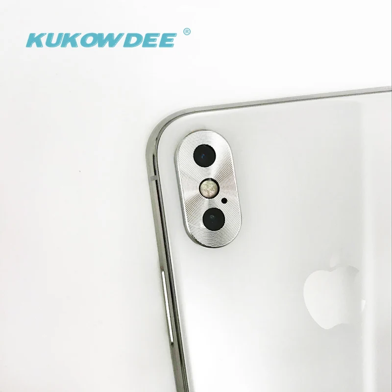 Металлический бампер Защита камеры для iPhone 7 plus крышка объектива X задняя камера