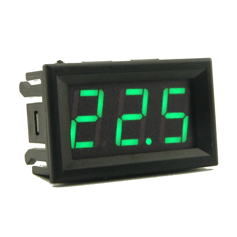 0.56 inch 3-30V Two Wire DC Digital Voltmeter Accuracy Class 0.1% Reverse Connection Protection Four-color Optional | Инструменты
