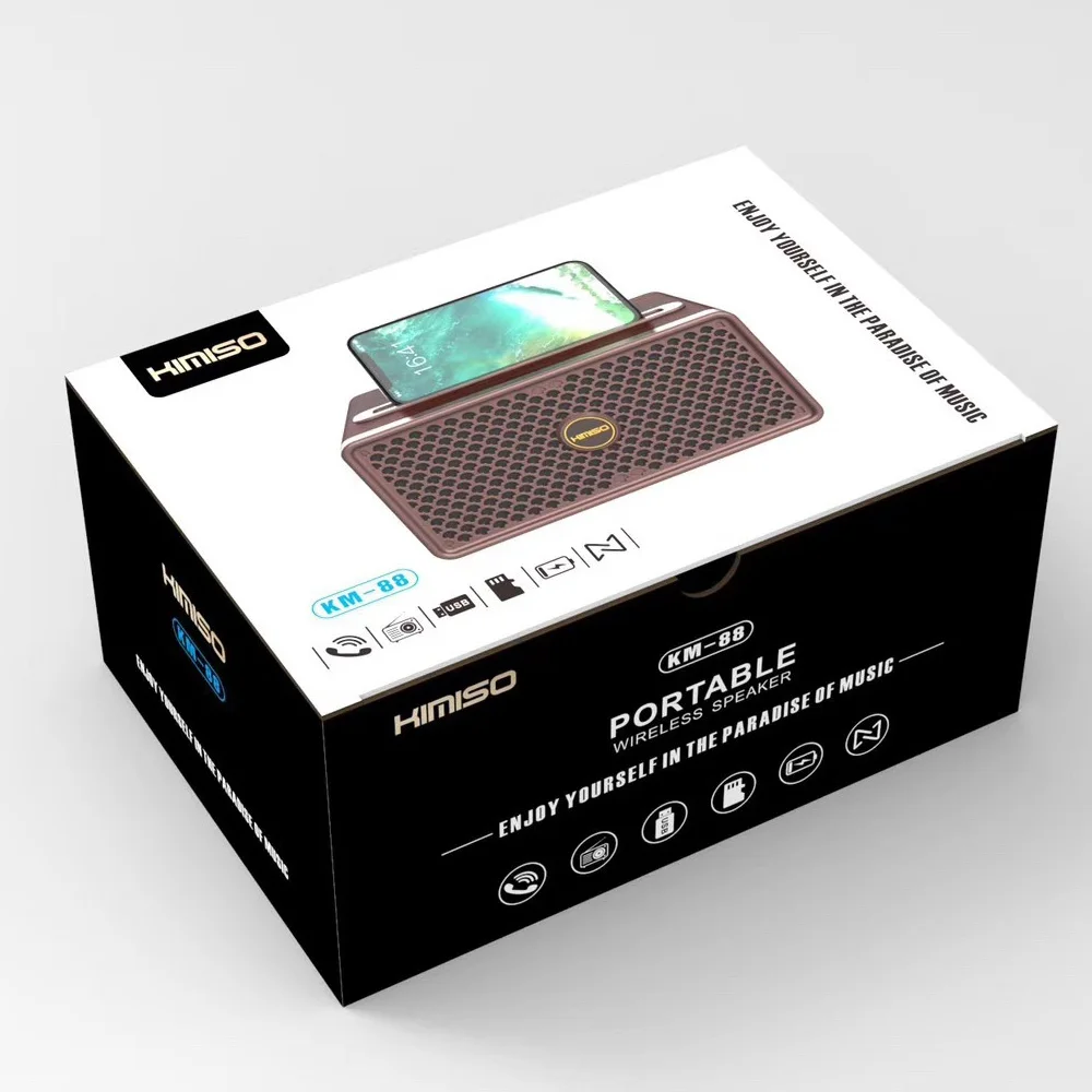 KM88 Bluetooth колонки Беспроводной сабвуфер автомобильный Автономный стол усиленный