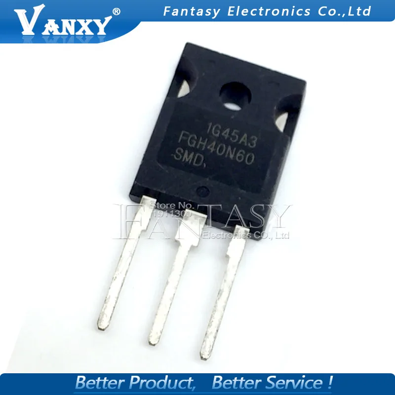 2 шт. FGH40N60SMD TO247 40N60SMD TO-3P 40N60 GH40N60 TO-247 IC новый оригинальный | Электронные компоненты и